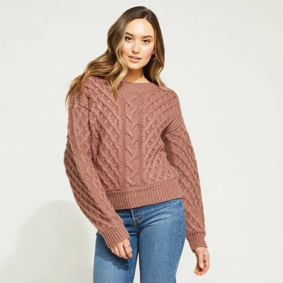 Gentle Fawn Sweaters - (NWT) Gentle Fawn - "Connelly" cableknit, boat neck sweater (small)